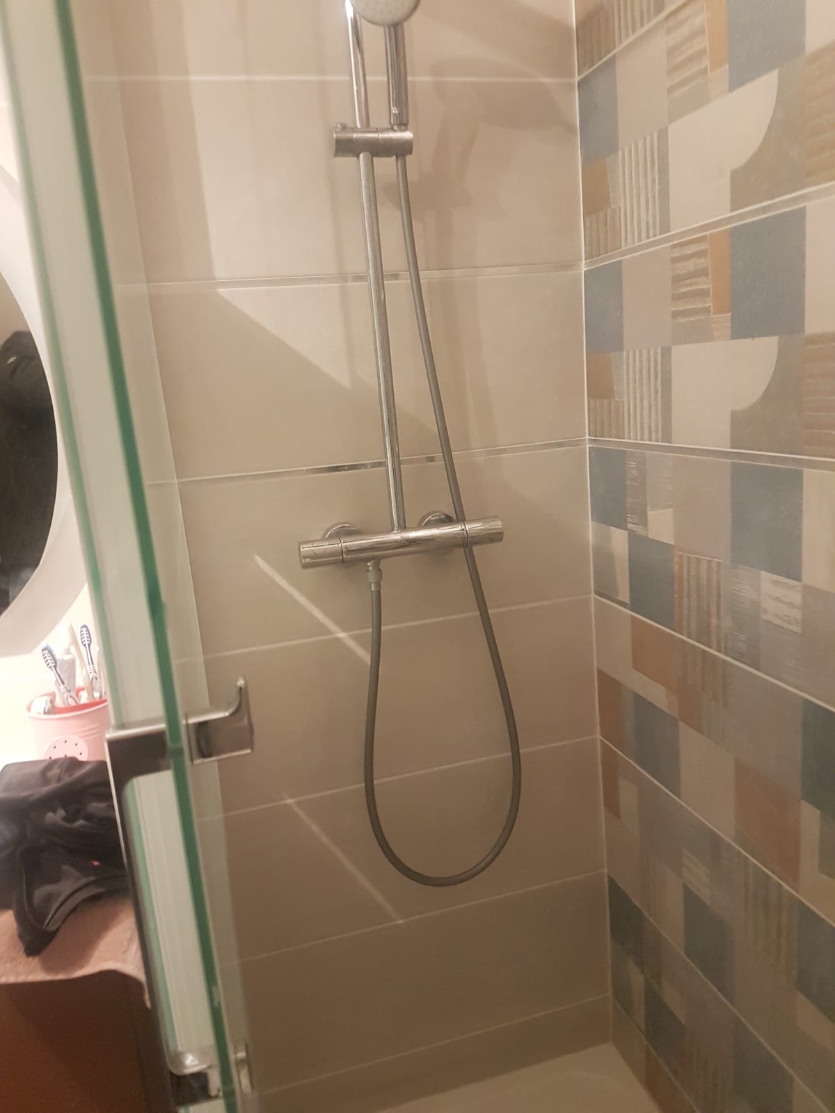 Douche avec mitigeur thermostatique — Nino Plomberie